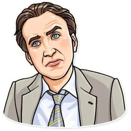Nicolas Cage sticker 8