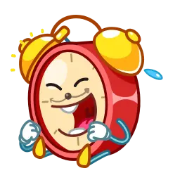 Мистер будильник Telegram sticker pack