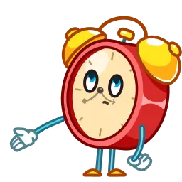 Мистер будильник sticker 11