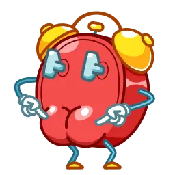 Мистер будильник sticker 6