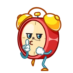 Мистер будильник sticker 7