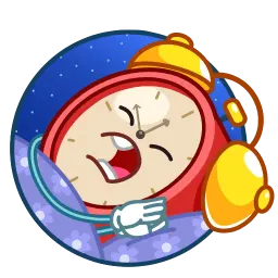 Мистер будильник sticker 10