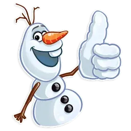 Olaf sticker 3