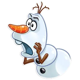 Olaf sticker 4
