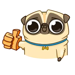 Мистер Мопс sticker 3