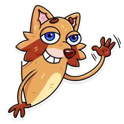 Mr. Raccoon sticker 5