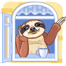 Мистер Ленивец Telegram sticker pack