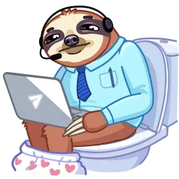 Мистер Ленивец sticker 11