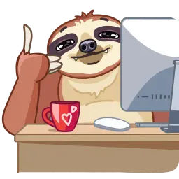 Мистер Ленивец sticker 3