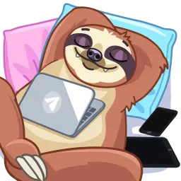Мистер Ленивец sticker 9
