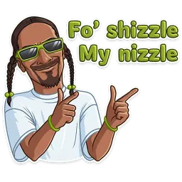 Snoop Dogg sticker 12
