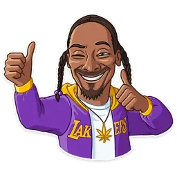 Snoop Dogg sticker 3