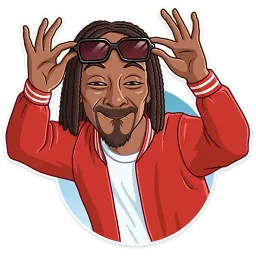 Snoop Dogg sticker 6