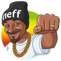Snoop Dogg sticker 10
