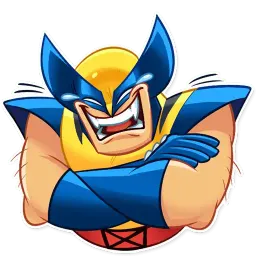 Wolverine Telegram sticker pack