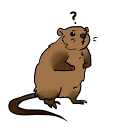Печальная ондатра Telegram sticker pack
