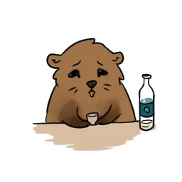 Печальная ондатра sticker 6