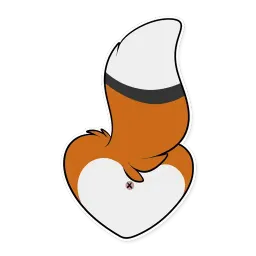 Fox by Muzz sticker 2