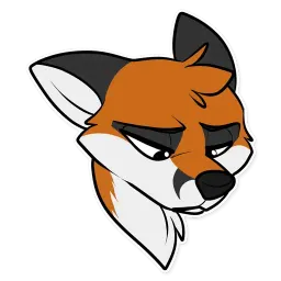 Fox by Muzz sticker 3