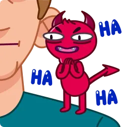 Дьяволёнок sticker 1