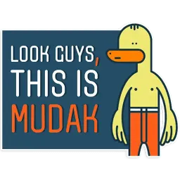 My name is утка sticker 7