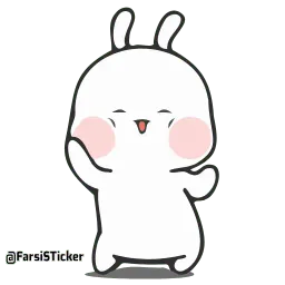 Кролики sticker 3