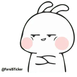 Кролики sticker 8