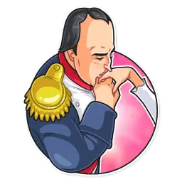 Napoléon et Joséphine sticker 2