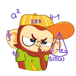 Naughty Monkey sticker 12