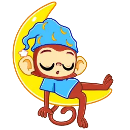 Naughty Monkey sticker 5