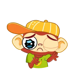 Naughty Monkey sticker 8