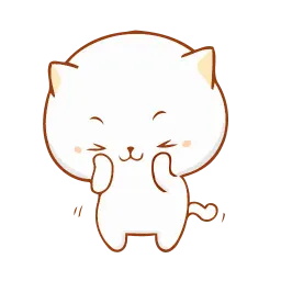Naughty Cat sticker 4