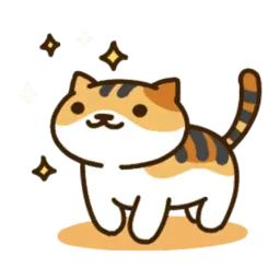 Neko Atsume sticker 5