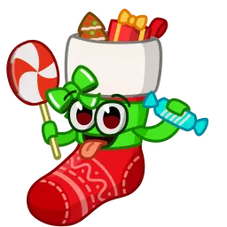 Новогодние подарки sticker 10