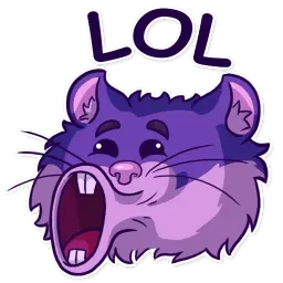 Not a humster sticker 2
