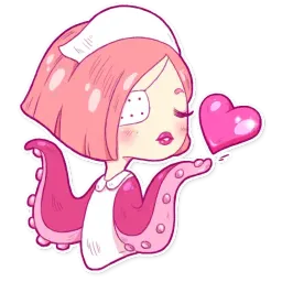 Nurse Octopia sticker 3