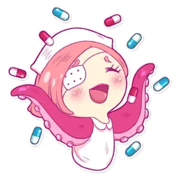 Nurse Octopia sticker 7