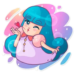 Lady Octo sticker 2