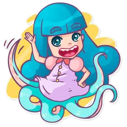 Lady Octo sticker 5