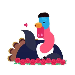 Офисная индейка sticker 2