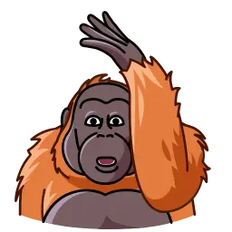 Орангутанг Telegram sticker pack