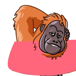 Орангутанг sticker 2