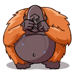 Орангутанг sticker 6