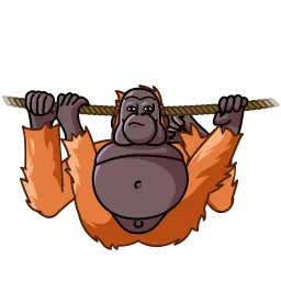 Орангутанг sticker 7
