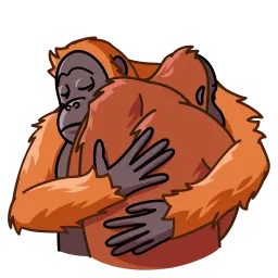 Орангутанг sticker 9