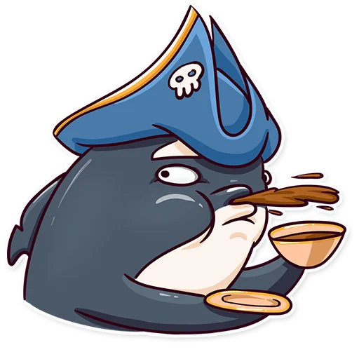 Пират Orca88! sticker 3
