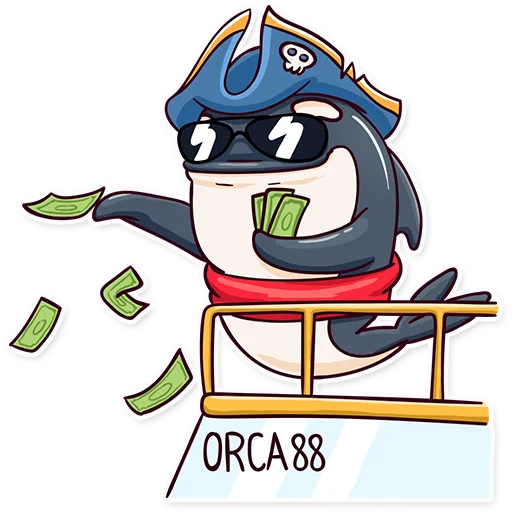 Пират Orca88! sticker 6
