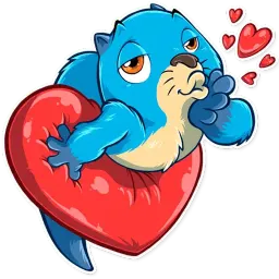 Otter Mr. Otto sticker 2