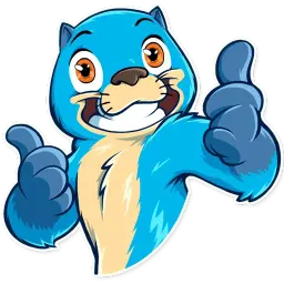 Otter Mr. Otto sticker 4