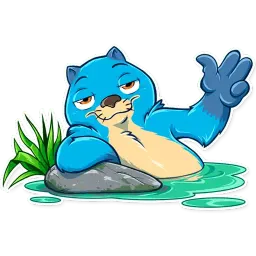 Otter Mr. Otto sticker 5